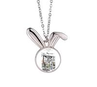 Collier avec pendentif lapin « A Cute Alley in Dali of China »