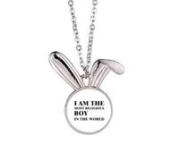 Collier avec pendentif lapin I Am The Religious Boy Art déco