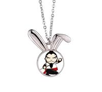 Collier avec pendentif lapin « The Outlaws of Marsh » - Cadeau idéal
