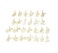 Collier avec pendentif lettre initiale de A à Z avec 26 lettres initiales pour femmes et filles, bijoux d'anniversaire, 50CM, Autres