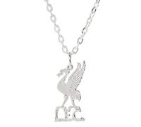 Collier avec pendentif Liverpool FC Liverbird sous licence officielle, chaîne plaquée argent, cadeau sous licence pour homme