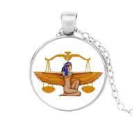 Collier avec pendentif logo de la déesse égyptienne fait à la main pour femmes et filles Accessoires de robe, nan