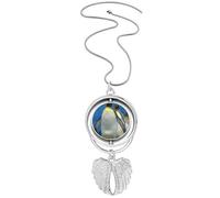 Collier avec pendentif représentant de nombreux pingouins de l'Antarctique - Science de la nature - Ailes d'ange - Collier rotatif