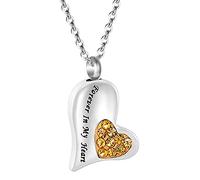 Collier avec pendentif urne funéraire Forever in My Heart
