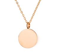Collier avec pendentif urne ronde en acier inoxydable pour cendres d'animaux perdus et souvenirs de mode
