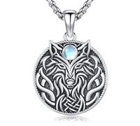Collier avec pendentif viking en argent sterling 925 - Boussole viking nordique - Pointe de flèche - Bijou pour homme, ami, frère, femme, 24 MM, Argent sterling, Pas de pierre précieuse