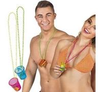 collier avec shot hawaï unité - boland 52464 Multicolore G