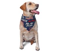 Collier Bandana 250 Liberté Nous, Le Peuple Foulard Triangle Respirant Bandanas pour Chiens Personnalisés Bandana pour Chien pour Tenue De Tous Les Jours Anniversaires Animaux De Compagnie