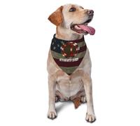 Collier Bandana 85E Division D'Infanterie Serviette Triangle pour Animaux Respirant Bandana pour Chien Personnalisés Bandanas pour Chiens pour Animaux De Compagnie Fêtes Anniversaires