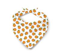 Collier Bandana Agrumes Oranges Serviette Triangle pour Animaux Classiques Foulard Triangle Réglable Bandanas pour Chiens pour Fêtes Anniversaires Tenue De Tous Les Jours