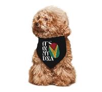 Collier Bandana C'est dans Mon Adn, Guyana Bandana pour Chien Classiques Bandanas pour Chiens Réglable Serviette Triangle pour Animaux pour Tenue De Tous Les Jours Anniversaires Fêtes
