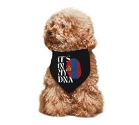 Collier Bandana C'est dans Mon Adn, La Mongolie. Foulard Triangle Respirant Serviette Triangle pour Animaux Personnalisés Bandana pour Chien pour Animaux De Compagnie Fêtes Anniversaires