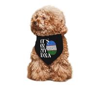 Collier Bandana C'est dans Mon Adn, L'Ouzbékistan Bandana pour Chien Respirant Bandanas pour Chiens Réglable Foulard Triangle pour Tenue De Tous Les Jours Animaux De Compagnie Anniversaires