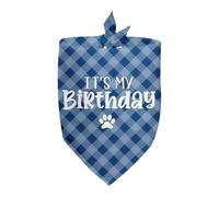 Collier Bandana C'est Mon Anniversaire Bandana pour Chien Classiques Serviette Triangle pour Animaux Respirant Foulard Triangle pour Animaux De Compagnie Tenue De Tous Les Jours Anniversaires