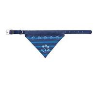 Collier BANDANA couleur indigo. Taille M-L. pour chien. G