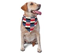 Collier Bandana Drapeau Américain De L'Égypte Foulard Triangle | Serviette triangle pour animaux Quotidien Bandanas pour Chiens Pour Fêtes