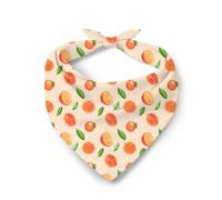 Collier Bandana Oranges Fraîches Serviette Triangle pour Animaux Classiques Bandanas pour Chiens Réglable Bandana pour Chien pour Anniversaires Fêtes Tenue De Tous Les Jours