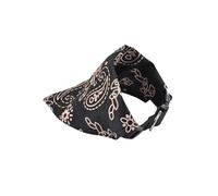 - Collier bandana réglable - 30 à 50 cm - Noir