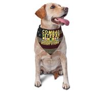 Collier Bandana Ruban De Service des Vétérans De L'Opération Tempête du Désert Foulard Triangle Personnalisés Bandana pour Chien Classiques Bandanas pour Chiens pour Tenue De Tous Les Jours