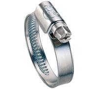 Collier bande non perforée W1 acier zingué blanc - 9 mm - Serrage 10 - 16 mm - Boîte de 50 pièces - Ace