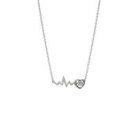 Collier Beat Valentine's The Day Heartbeat Will Pendentif personnalisé Ensemble de câbles Pendentif (P, taille unique), Métal, No Gemstone
