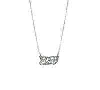 Collier Beat Valentine's The Day Heartbeat Will Pendentif personnalisé Jeu de câbles Pendentif (V, taille unique), Métal, No Gemstone
