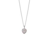 Collier Beat Valentine's The Day Heartbeat Will Personnalisé Collier Pendentif Jeu de Câbles Pendentif (AJ, Taille unique), Métal, No Gemstone
