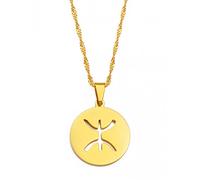 Collier Bijoux pendentifs Colliers Pendentifs Berbères Ronds Bijoux Berbères Africains pour Femmes Amazigh Filles Hommes Fête des mères fête des pères Cadeaux