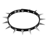 collier biker spike - boland 64497 Noir G