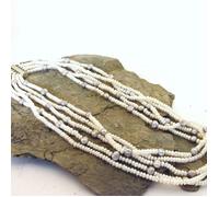 Collier Biwa Gorgeous - LES TRESORS DE LILY - Blanc - Femme - Argent - Perles - 42 cm