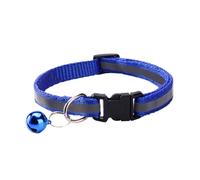 Collier bleu pour chien - Collier pour chiens de taille moyenne | Tour de cou réfléchissant résistant aux intempéries pour la randonnée, les activités de plein air, l'entraînement et les aventures |