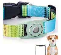 Collier Bobo anti-perte pour chien avec support AirTag, collier réglable et imperméable pour animaux de compagnie pour chats et chiens de petite, moyenne et grande taille, collier de suivi à