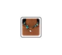 Collier bohème pour femme avec pendentif en perles baroques irrégulières - Accessoires de bijoux tendance pour les vacances, Grand, Acier allié, Pas de pierre précieuse