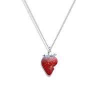 Collier/boucles d'oreilles amusantes en résine de fraise avec des teintes audacieuses pour exprimer la personnalité joyeuse dans la vie quotidienne. Charmant collier/boucles d'oreilles, Collier, Comme