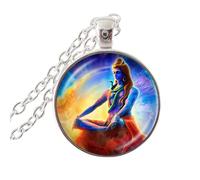 Collier Bouddha du dieu hindou Shiva - Fait à la main - Bijou bouddhiste - Pendentif religieux - Collier hindouisme, nan