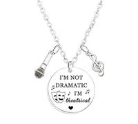 Collier cadeau de théâtre musical, collier sur le thème du théâtre, cadeau pour acteurs, actrices, directeurs, amateurs de théâtre