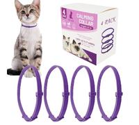 Collier Calmant Réglable Chat-sangle De Phéromone, Aide Pour Soulager Le Stress | Le Collier Calme Pour Pacifier Les Chats Des Chatons Et Les Adultes, Aide À L'Anxiété, Les Rayures, Le