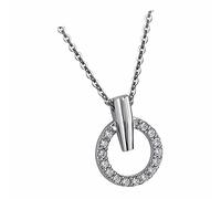 Collier Cercle Lotus Argent Lp1523-1/1 Zircone Femme Argent 925 Jlp1523-1-1