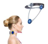 Collier Cervical,360° Minerve Cervicale Cou Réglable, Dispositif de Traction du Cou,Collier cervical de correction de posture,soulagement de la douleur (Adulte transparents)