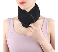 Collier Cervical de Soutien - Enveloppe Cervicale Chaude - Collier Cervical Magnétique Réglable avec Chauffage pour Bureau, Homme et Femme, Nuit, Pièce Climatisée, Quotidien, Hiver