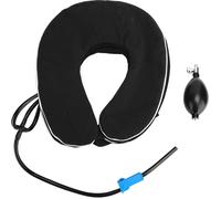Collier cervical gonflable pour adultes, appareils d'étirement du cou à domicile, pince de soutien à la traction, bleu