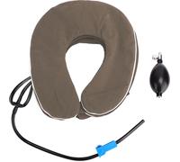 Collier cervical gonflable pour adultes, appareils d'étirement du cou à domicile, pince de soutien à la traction, gris
