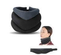 Collier Cervical, Minerve Cou, Orthèse de Traction Cervicale Souple Réglable pour Femmes Hommes Voyage, Sommeil, Travail, Soulage la Douleur et la Tension au Cou (Type Normal)