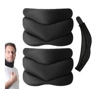 Collier cervical Vitavix anti-ronflements, soutien cervical - Plus jamais de ronflements, collier cervical pour dormir, collier cervical réglable en mousse souple (2 Pcs)