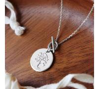 Collier chaîne Arbre de vie personnalisable (argent)