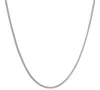 Collier chaîne boîte de 1,4 mm pour Femmes Les Hommes 24k Real Gold plaqué Or