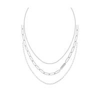 Collier chaîne Calvin Klein collection argent - femme