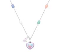 Collier chaîne en cuivre avec pièce maîtresse en forme de cœur et breloque détachable, bijoux pendentif pour les déplacements décontractés, pendentif de charme de de jour d ' image, chaîne bijoux