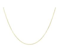 Collier Chaîne Forçat Diamantée - L'ATELIER D'AZUR - Homme ou Femme - Or Jaune - 50cm - 0,85mm - 1.30 grammes