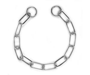 Collier-chaîne grosses mailles chromé pour chien Kerbl Argenté 55 cm